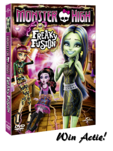 Win actie DVD Monster High Freaky Fusion