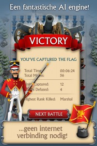 Stratego Single Player App Screenshot Victory